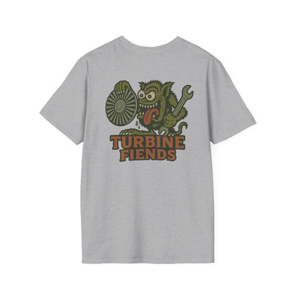 Turbine Fiends Shirt – Ed Roth Style Monster Tee for Millwrights, Steam Turbine Mechanics Gift, Funny Industrial Crew Work Shirt