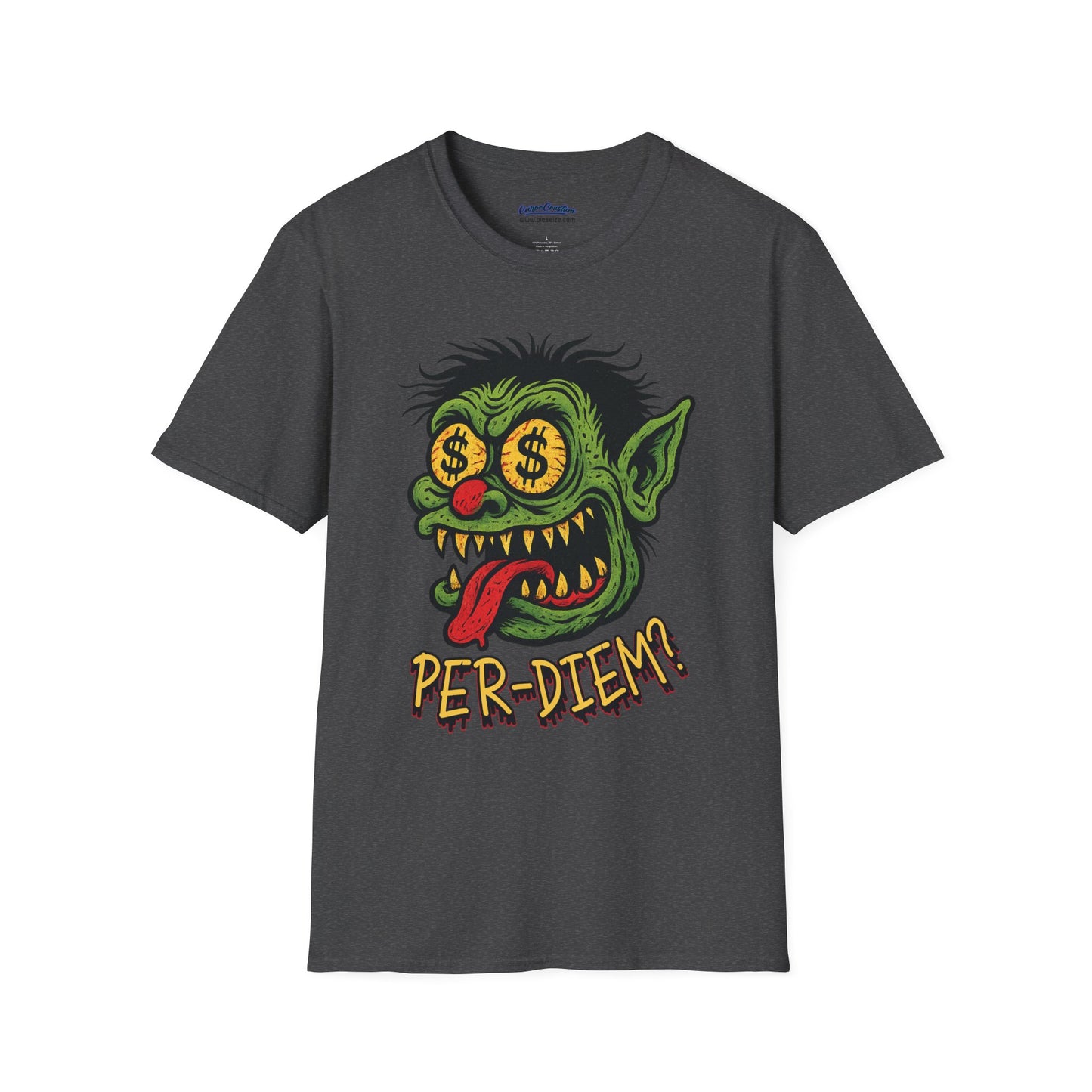 Per-Diem? Funny Rat Fink Goblin Shirt – Retro Gremlin Monster Tee for Millwrights & Tradesmen