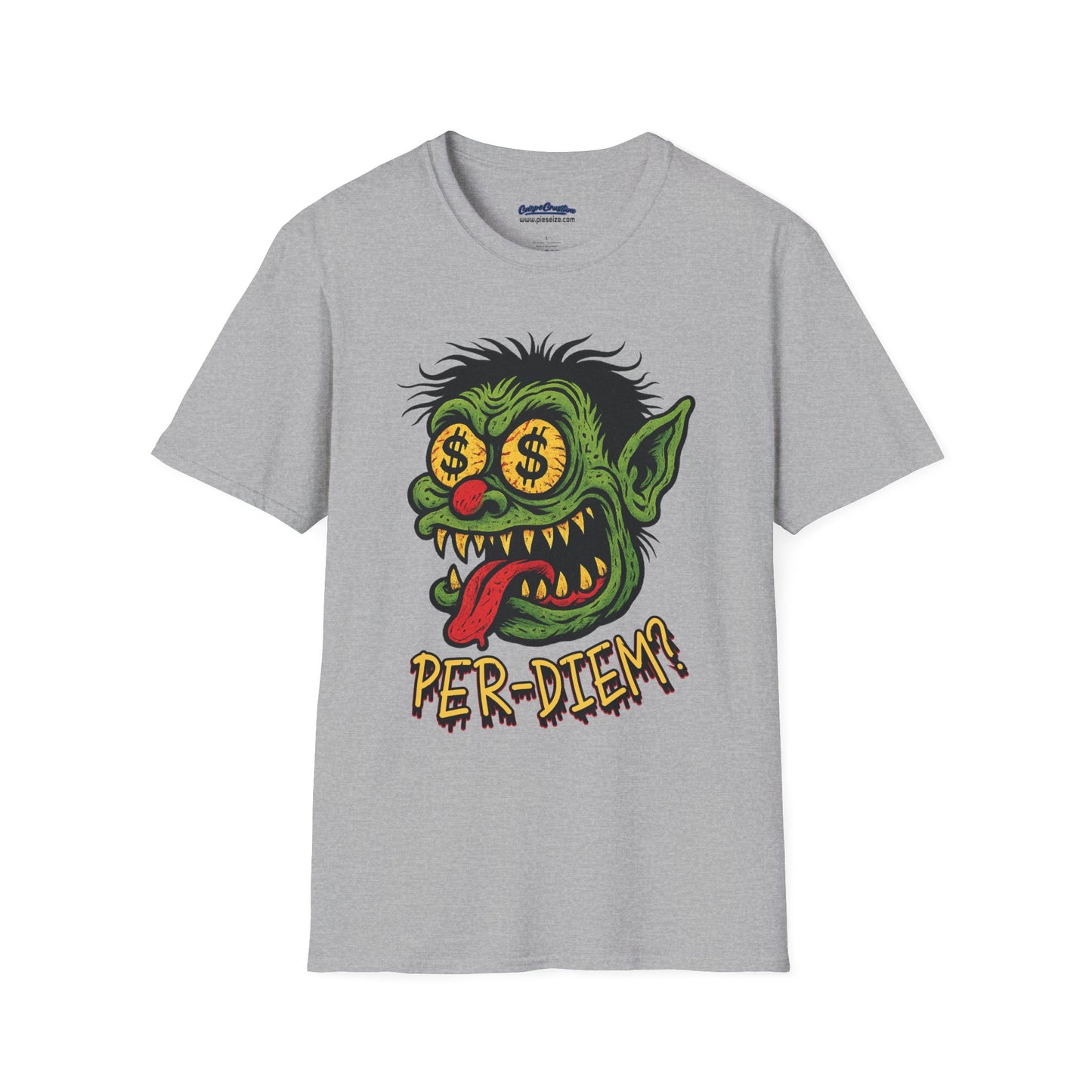 Per-Diem? Funny Rat Fink Goblin Shirt – Retro Gremlin Monster Tee for Millwrights & Tradesmen